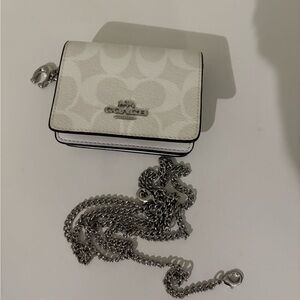 Coach White Crossbody Bag